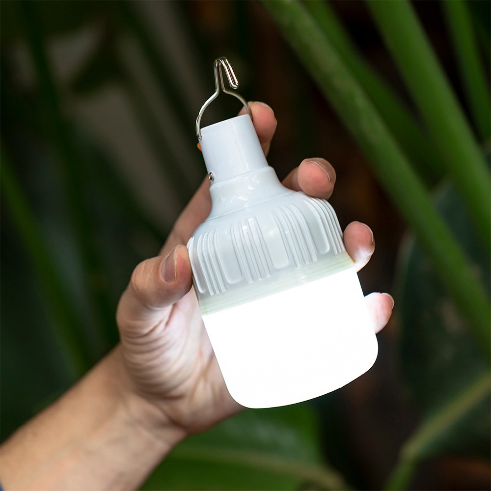 Lâmpada LED portátil recarregável, branca, 500 LM, IP44, 2 un - Image 2