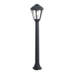 Lanterna baliza com poste giaffa/giampy, E27, preto, Ø210 x 995 mm