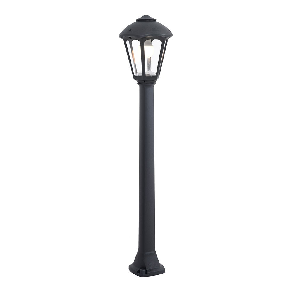 Lanterna baliza com poste giaffa/giampy, E27, preto, Ø210 x 995 mm