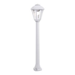 Lanterna baliza com poste giaffa/giampy, E27, branco, Ø210 x 995 mm