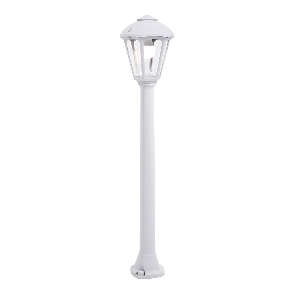 Lanterna baliza com poste giaffa/giampy, E27, branco, Ø210 x 995 mm