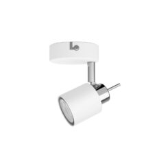 Candeeiro de 1 elemento meranti GU10 (lâmpada não incluída) branco  Ø8 x 15,5 x 8 cm