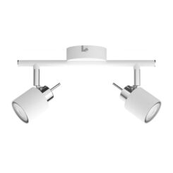 Candeeiro de 2 elementos meranti GU10 (lâmpada não incluída) branco  Ø8 x 15,5 x 27,4 cm