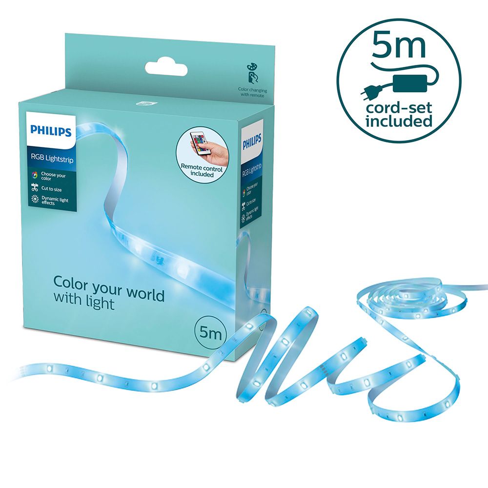 Fita LED RGB com controlo IP20, 5 m