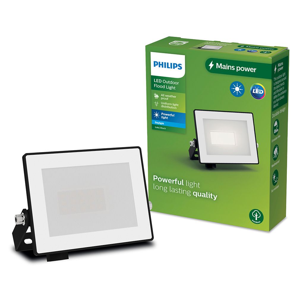 Refletor Lois 10 w 5000 k 950 lm preto - Image 2