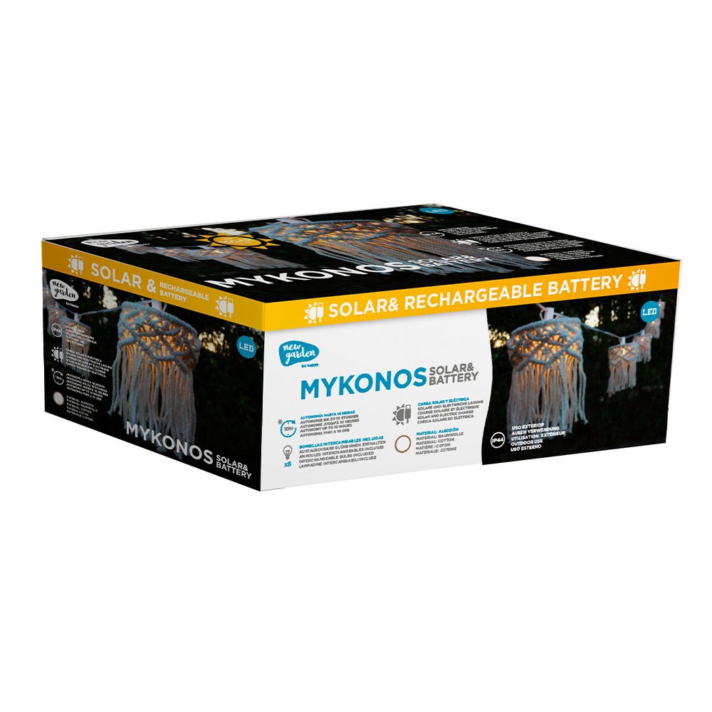 Guirlanda solar mykonos 2700 K, 280 LM, LUZ quente, IP44, 5 m - Image 2