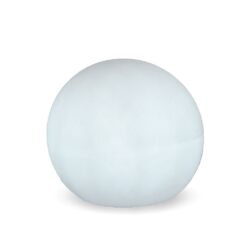 Lâmpada redonda flutuante, solar e bateria recarregável, buly 40, RGB, Ø40 x 35 cm