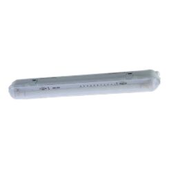 Armadura estanque para 1 tubo LED 60 cm, branca, IP65, 660 x 85 x 94 mm