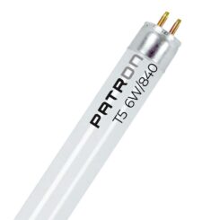 Tubo fluorescente 6 W 4000 K 260 LM G5 T5 LUZ do DIA 212 x 16 mm