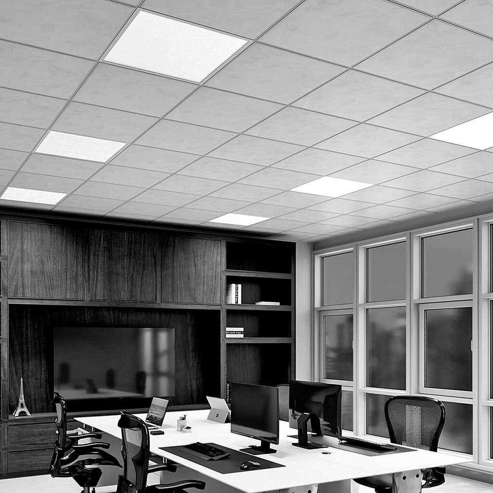 EDM Painel LED 440 W 6400 K 4300 lm Luz Fria 59,5 x 59,5 x 2,9 cm - Image 4