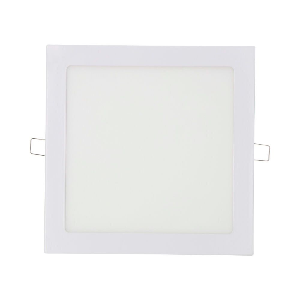 Downlight LED de encastrar quadrado 20W LUZ DIA 4000K 1500lm CROMADO22X22cm EDM - Image 2