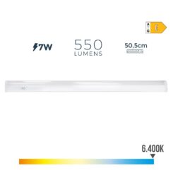 EDM Faixa LED 7 w 6500 k luz fria 600 lm 50,5 x 2,2 x 3,5 cm