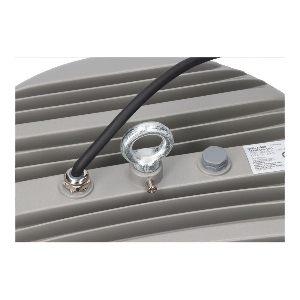 EDM Campânula LED 100 W, 6400 K, 10.000 lm, Ø26 x 4,5 cm - Image 7