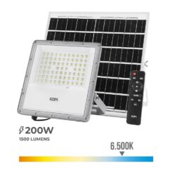 Refletor de projetor LED solar 200 w 1500 lm 6500 k luz fria