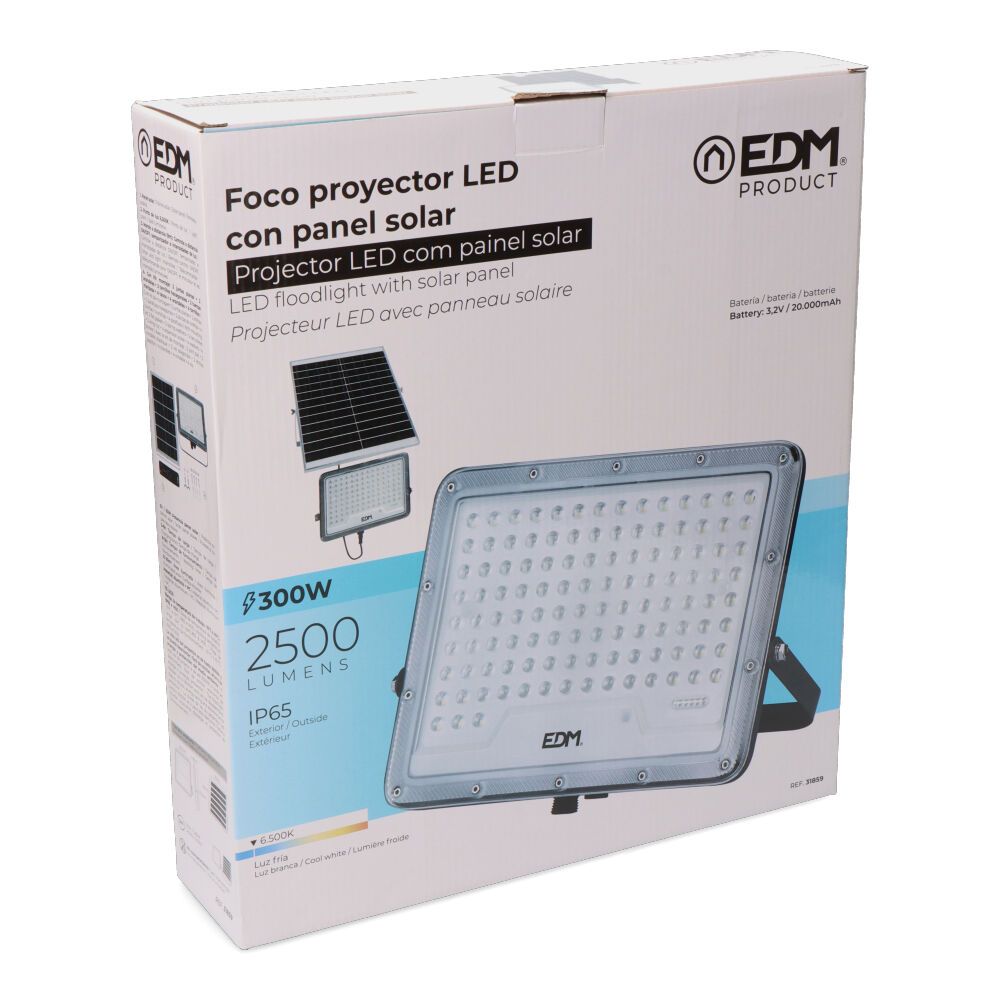 Refletor solar fino 300 w 2500 lm 6500 k luz fria - Image 5