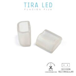 Proteção tampa final para tira LED EDM