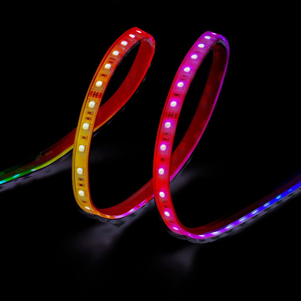 Tira de LED RGB adesiva 5m x 12mm 4,5 W/M -20 LM/W 24V DC, wifi tuya APP