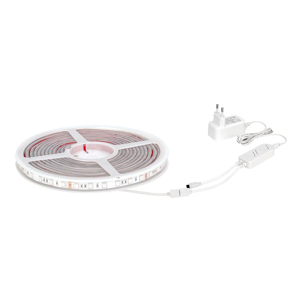 Tira de LED RGB adesiva 5m x 12mm 4,5 W/M -20 LM/W 24V DC, wifi tuya APP - Image 5