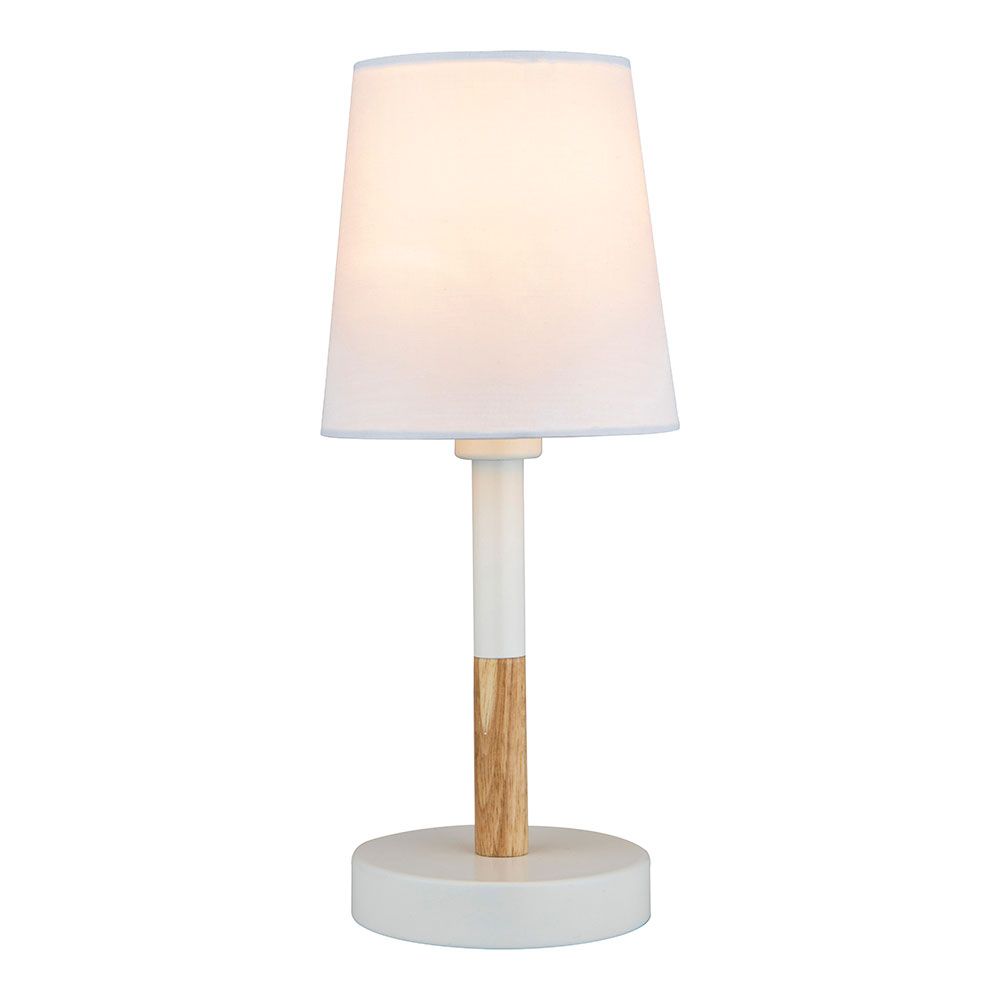 Candeeiro de mesa, E14 MAX 40 W, ø 13 x 32 cm, branco