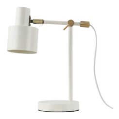 Candeeiro de mesa serantes, 1xE27, COR branco sujo, 300 x 140 x 351 mm