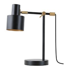 Candeeiro de mesa serantes, 1xE27, COR preto, 300 x 140 x 351 mm