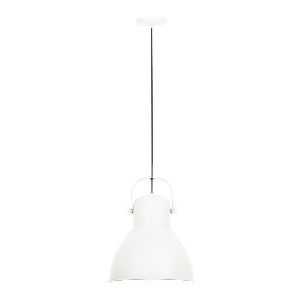 Candeeiro de teto pendente, E27, branca, Ø320 x 1870 mm