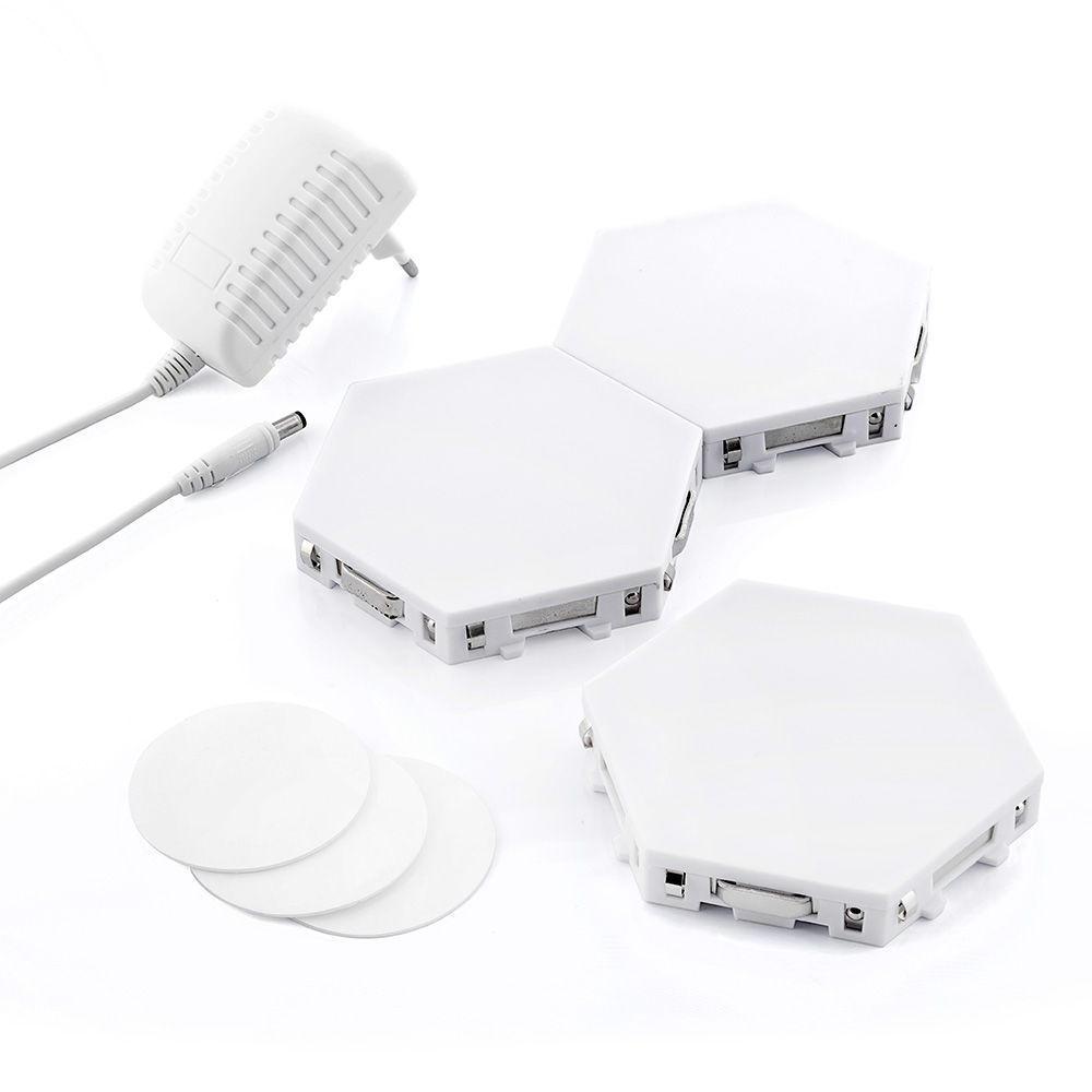 INNOVAGOODS Painéis LED modulares magnéticos e tácteis, 3 unidades