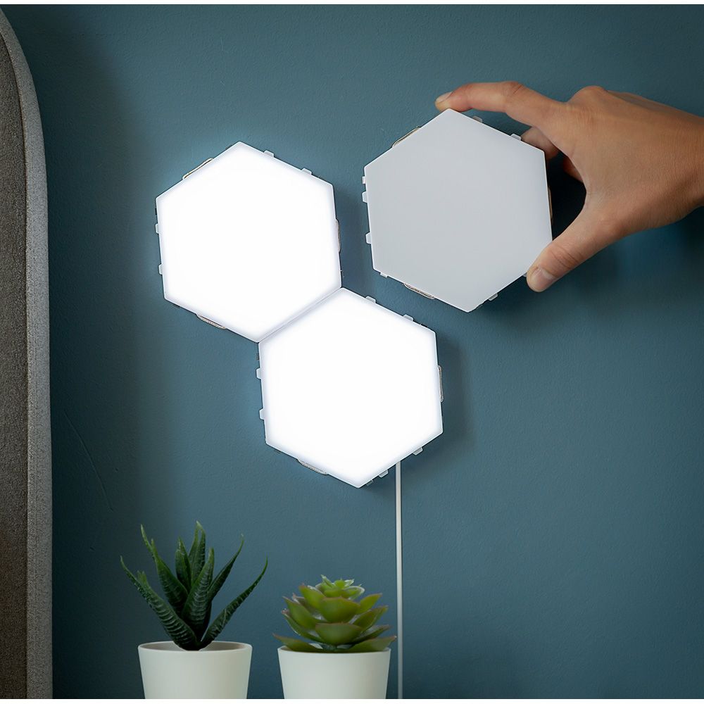 INNOVAGOODS Painéis LED modulares magnéticos e tácteis, 3 unidades - Image 3