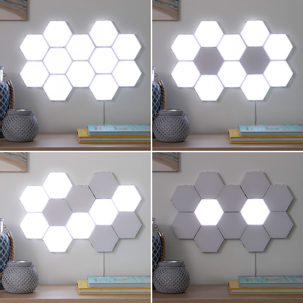 INNOVAGOODS Painéis LED modulares magnéticos e tácteis, 3 unidades - Image 4