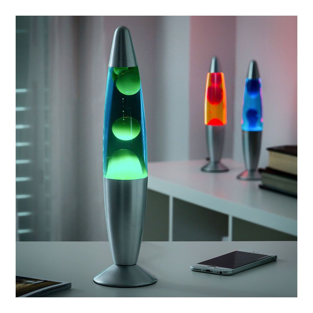 Lâmpada de lava magma 25 w cor verde
