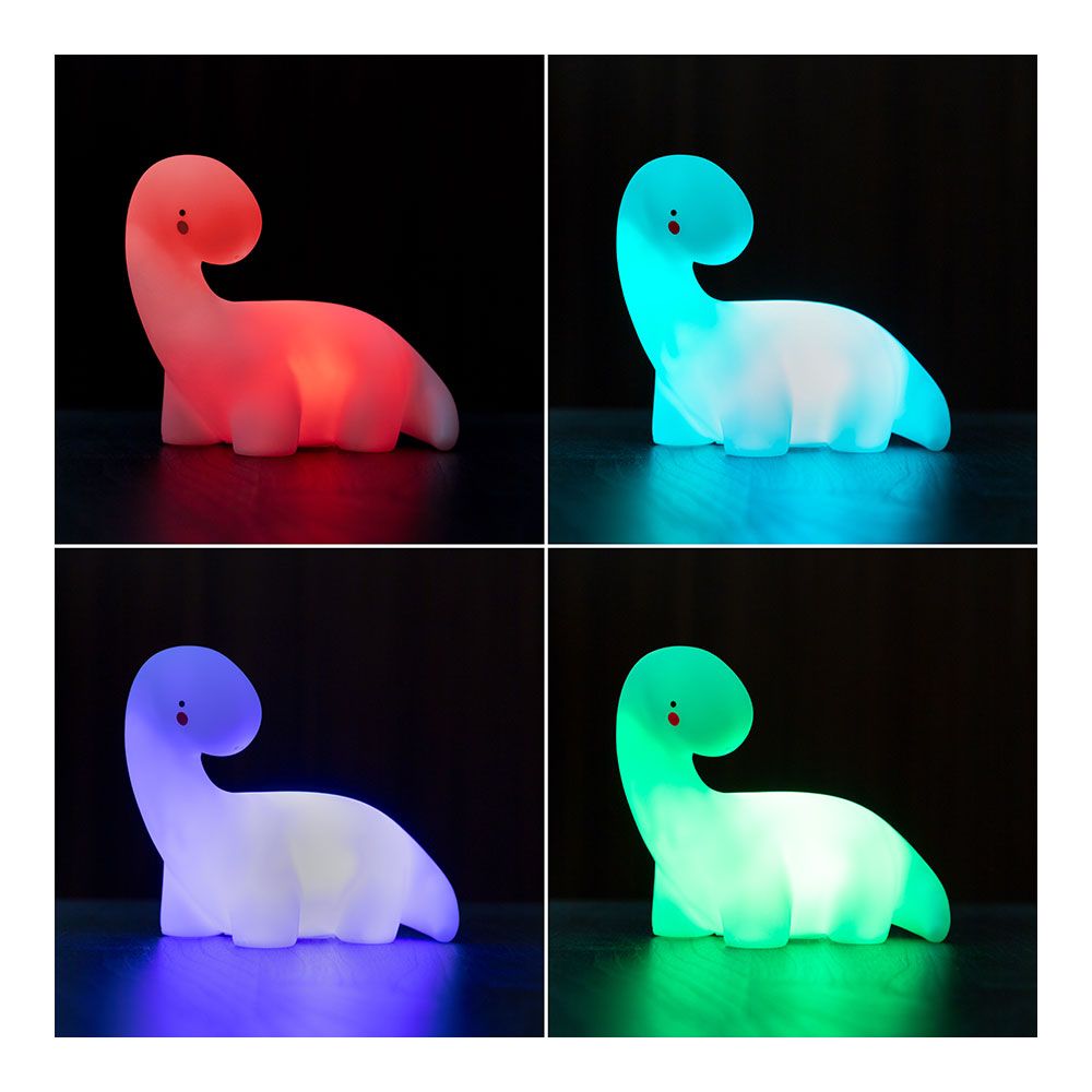 Luz nocturna decorativa led dinosaurio multicolor - Image 2