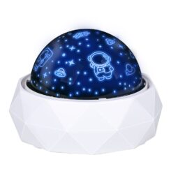 LUZ de presença decorativa LED projeção do espaço 11,5 x 11,5 x 9 cm