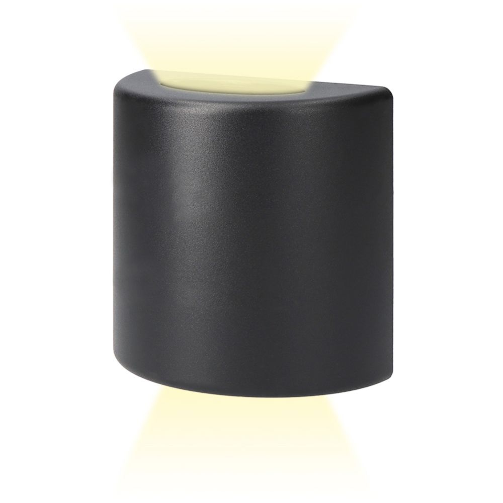 Candeeiro de parede LED 3W 60lm 4000K LUZ DIA IP54 12x12x6cm oval EDM - Image 2