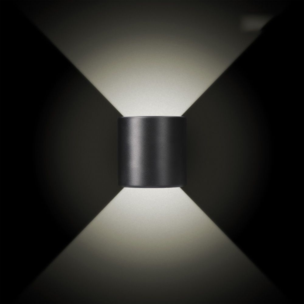Candeeiro de parede LED 3W 60lm 4000K LUZ DIA IP54 12x12x6cm oval EDM - Image 3