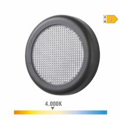 Candeeiro de parede LED 6W 450lm 4000K LUZ DIA IP65 Ø14x2,8cm redondo EDM