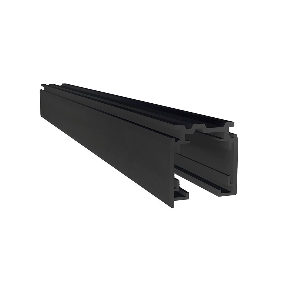 Carril trifásico preto 2m velum