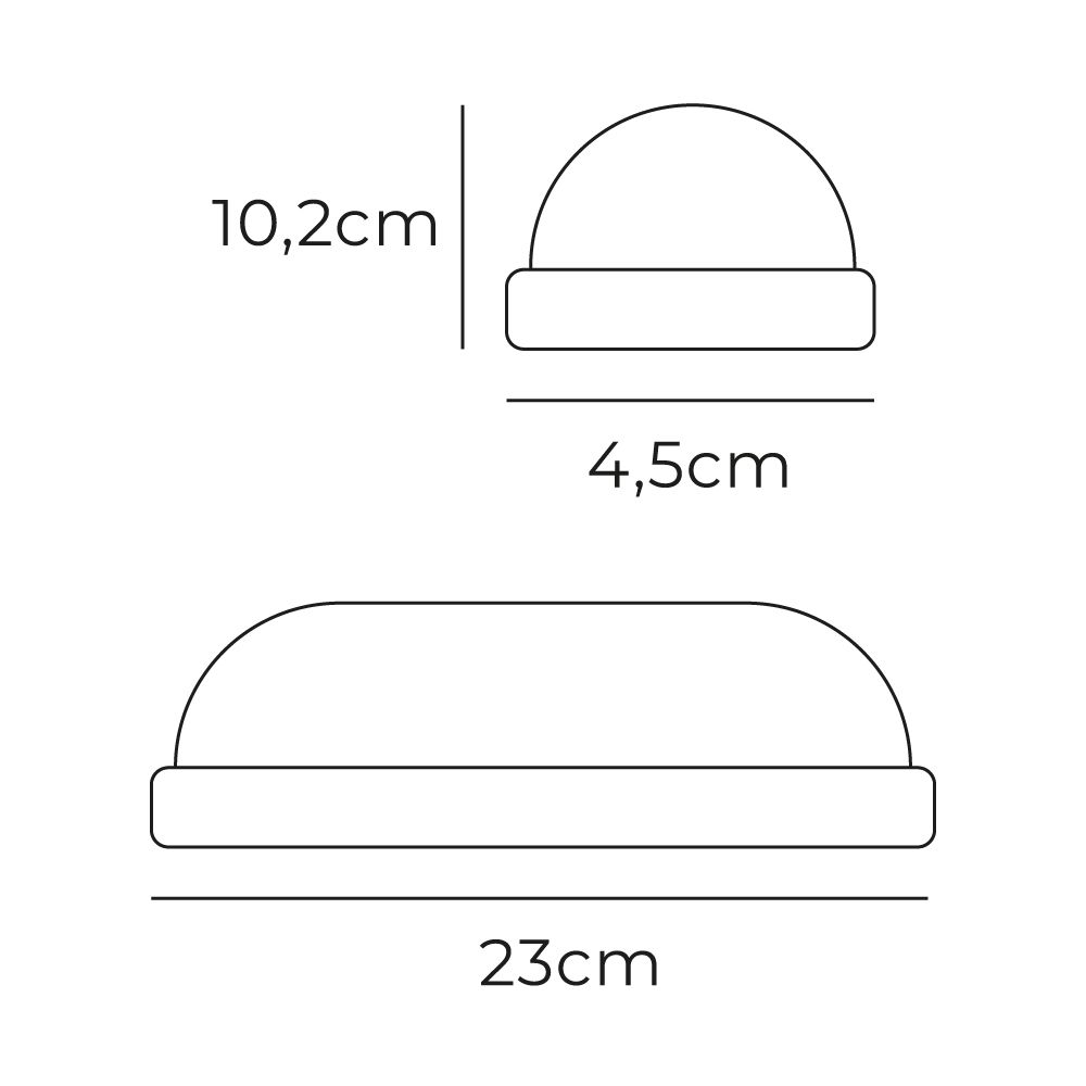Candeeiro oval LED 18W 1820lm 6400K 10,2x4,5x23cm - Image 2