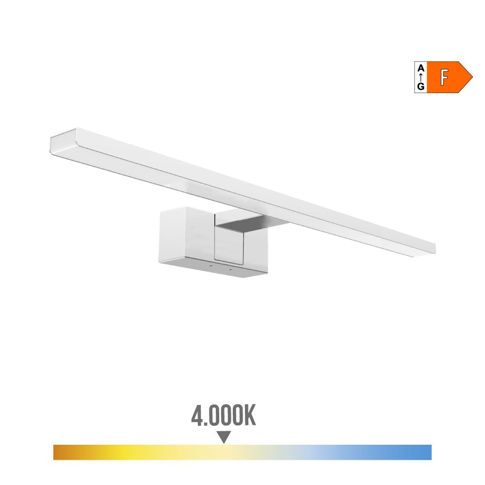 Candeeiro LED de parede ou espelho 8 W 4.000 K 800 LM LUZ do DIA 40 x 12,8 x 5,10 cm