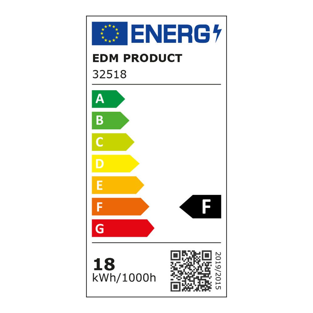 Luminária de superfície circular LED 18w 6500 k 1820 lm ø32,5 x 6,2 cm - Image 4