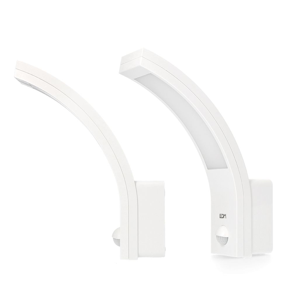 Candeeiro de parede exterior LED 10W 1686lm 6400K IP54 6,6x18,8x25cm com sensor de movimento EDM - Image 2