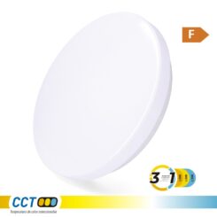 Aplique LED circular de superfície 12 W 3CCT 1160 LM Ø26 x 6,2 cm