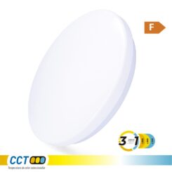 Aplique LED de superfície circular 18 W 3CCT 1820 LM Ø33 x 6,6 cm