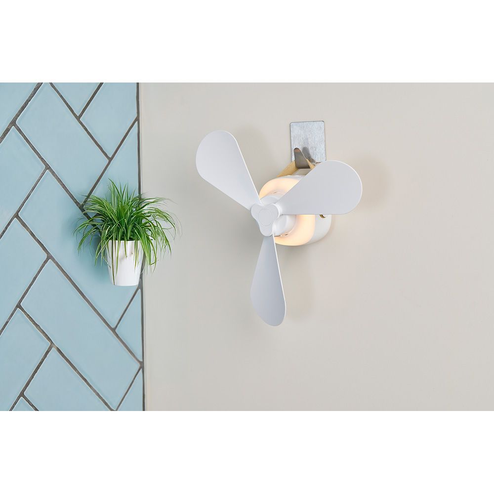 Ventilador de mesa, recarregável por USB, 3 pás, 4 velocidades, com controle remoto - Image 6