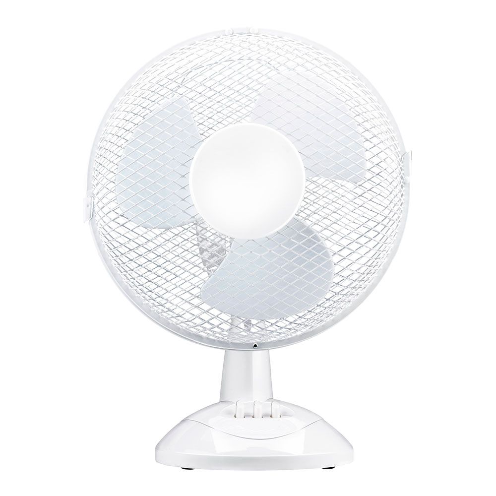 Ventilador de mesa branco 22 w, ø23 cm, 270 x 210 x 352 mm