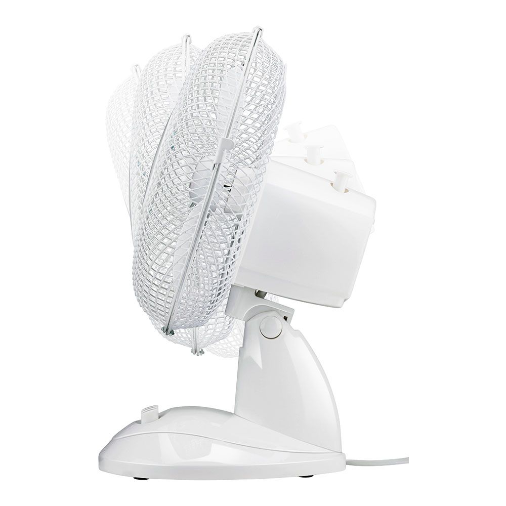 Ventilador de mesa branco 22 w, ø23 cm, 270 x 210 x 352 mm - Image 3