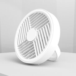 Ventilador de mesa splash LED recarregável branco, 5,5 W, 6500 K, ø180 x 85 x 160 mm