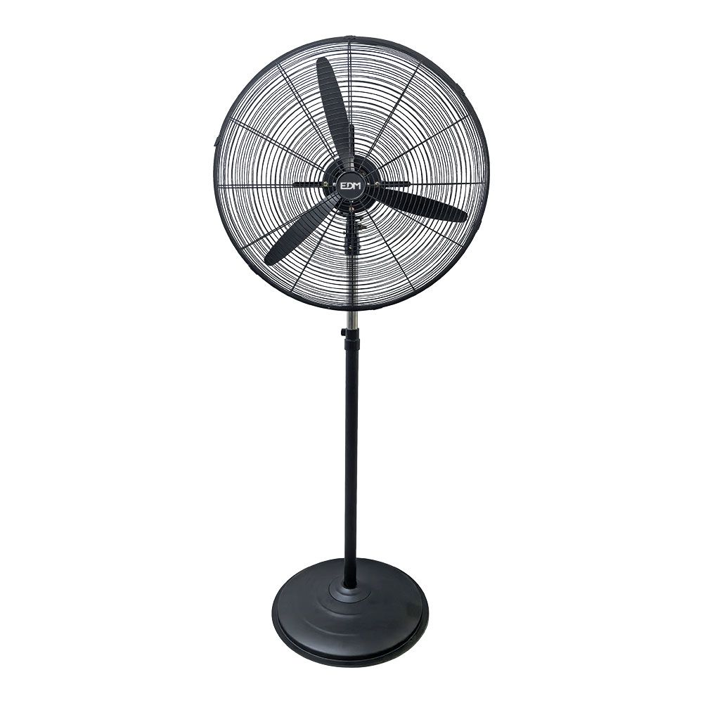 Ventoinha industrial de pé 150 W, preto, Ø60 cm