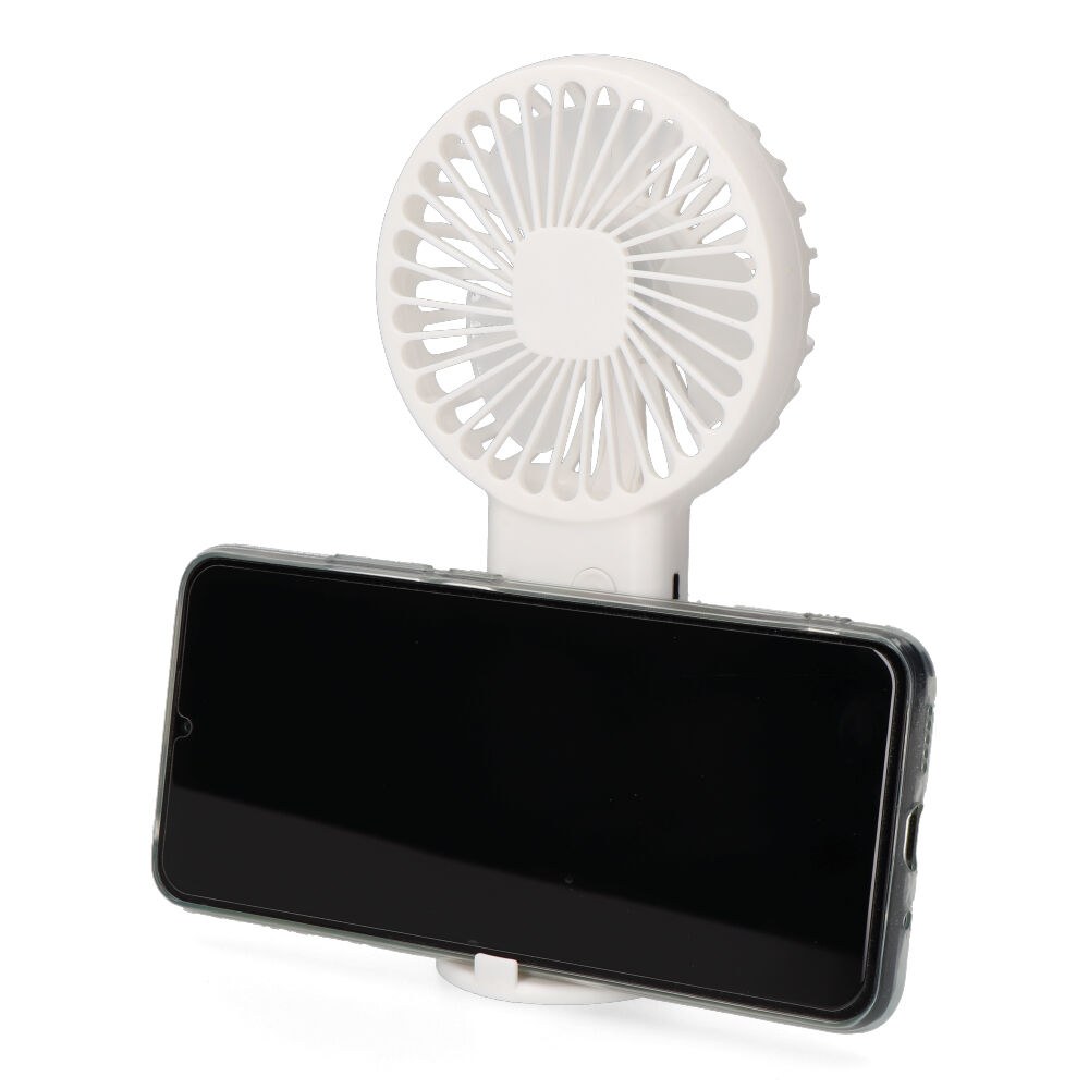 Ventoinha de bolso com base extraível com suporte para smartphone, 9 x 3 x 18 cm - Image 4
