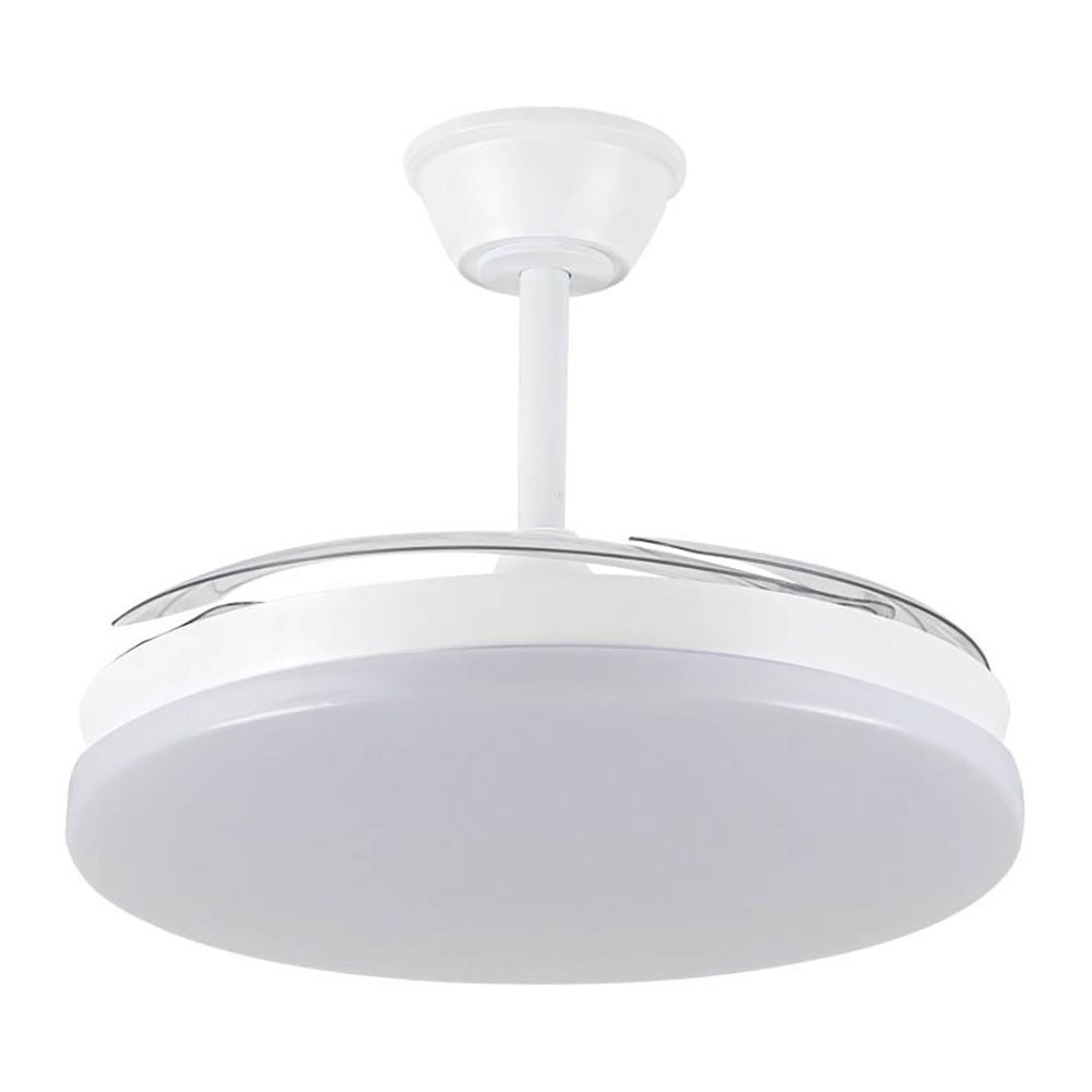 Ventilador de teto, LED 3cct, lâminas retráteis, leitoso l evo smart, 72 w, 7920 lm, branco, ø120 cm, teto ø48 cm, altura 32 - 42 cm - Image 4