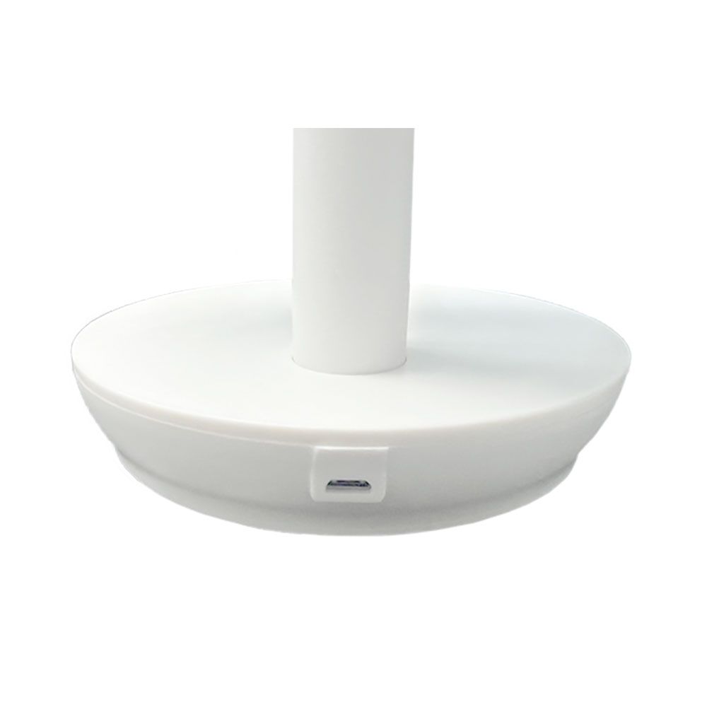 EDM Ventilador de mesa recarregável branco 5w, 31,6 dB, pás: ø14,5 cm 17 x 13 x 26 cm - Image 3